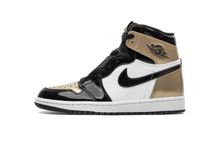 Patent Toe Gold Retro High NRG 1 861428-007 Jordan  0314